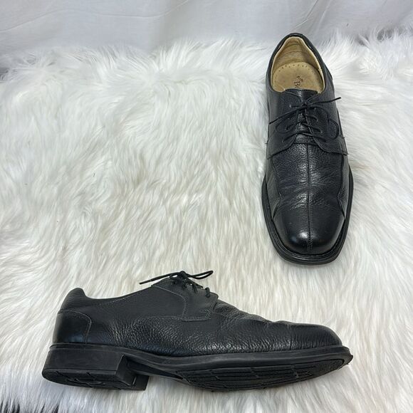 Belvedere Bay Bridge Black Leather Lace Up.Oxfords‎ Sz 10.5 EEE WIDE WIDTH main image 4